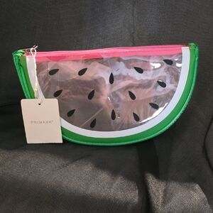 Watermelon Slice Cosmetic Bag